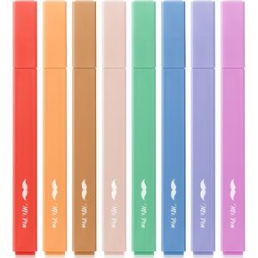 Mr. Pen- Aesthetic Highlighters, 8 Pack, Chisel Tip, Rainbow Rangers, Cute Highlighters Assorted Colors, Cute Highlighters for School Highlighters, Highlighter Set, Pastel Highlighters