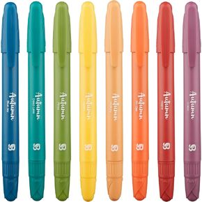 BLIEVE - Gel Highlighters, Bible Highlighters No Bleed, Cute Bible Journaling School Supplies, Assorted Colors, Study Set And Bible Accessories (Autumn, 8)