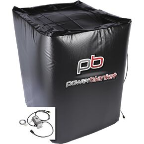 Powerblanket TH275 Insulated IBC Storage Tote Heater with Adjustable Thermostat Controller, Fits 275 Gallon IBC Tote's, Black