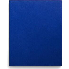 Staples 578490 School Grade 2 Pocket Folder Blue 25/Box