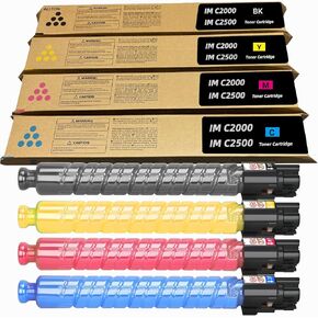 IM C2000 IM C2500 Toner Cartridge Replacement for Ricoh Savin Lanier IM C2000 IM C2500 Printer 842307 842310 842309 842308(4-Pack)