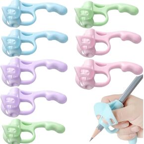 Pencil Grips for Kids Handwriting, 8 Pack Pencil Grippers, Toddler Pencil Grip Pencil Holder for Kids, Finger Grips Posture Correction Writing Tool for Toddlers Preschooler Training