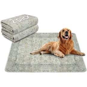 Washable Dog Pee Pads - Reusable, Absorbent Puppy Training Pads, Leakproof(36'' x41'',2 -Pack) for Indoor/Outdoor Use
