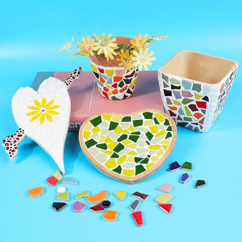 بلاط الفسيفساء الخزفي غير المنتظم للحرف اليدوية والبلاط الفسيفساء للحرف اليدوية وقطع الفسيفساء للحرف اليدوية وصنع الفسيفساء والزينة والمزيد in Kuwait