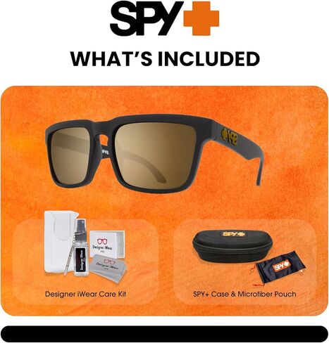 نظارات شمسية مربعة من SPY Helm للرجال والنساء + حزمة مع مجموعة نظارات iWear المصممة in Kuwait