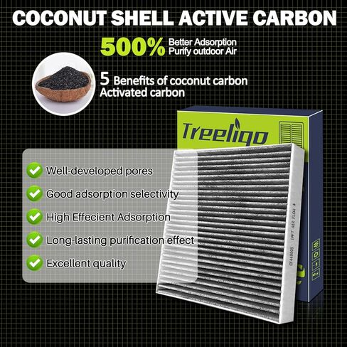 فلتر هواء كابينة CF10285 متوافق مع Camry (2007-2017)، RAV4 (2006-2018)، Corolla (2009-2019)، 4Runner، Outback، Tundra Highlander Avalon Prius Sequoia IS250 RX350 in Kuwait