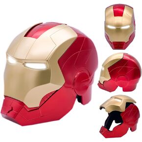Halloween Mask Wearable Mask with Eyes Glow for Kids/Men/Women Wearable Helmet mask Costume and Role-Play Dress Up, ideal for birthdays, Christmas, Halloween(Children Size)