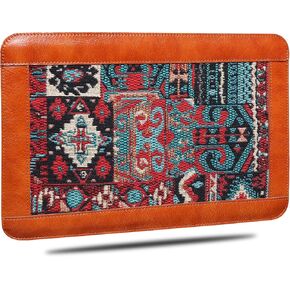 13 Inch Laptop Sleeve for MacBook Pro 13 M2(2022) M1(2021) Laptop Case, Genuine Leather Laptop Cover for MacBook Air 13 M3 M2 M1(2020), Laptop Protective Pouch for 13-13.3 inch Notebook,Brown