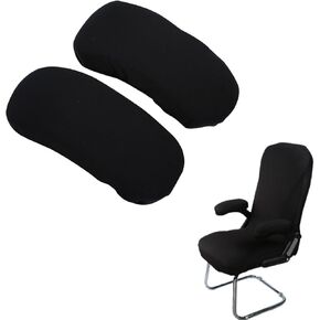 Kakalote Office Chair Armrest Covers, 1pair Stretchable Stretch Computer Chair Slipcover Desk Chair Arm Cover for Office Chair, Desk Chair, Gaming Chair(Black)