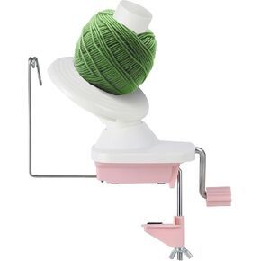MYFULLY Yarn Ball Winder for Crocheting, Hand-Operated Yarn Ball Winder with Anti-Slip Design Efficient and Quiet Yarn Cake Maker for Knitting Lovers, Ideal Gift for Yarn Enthusiasts