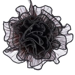 baotongle Black Flower Wrapping Mesh Paper 4 Yards of Wrinkle Resistant Floral Packaging Paper for Valentine's Day Mother's Day Perfect for Bouquets and Gift Wrapping