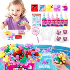 VXIENFTU Unicorn Magic Water Elf Toy Kit, DIY Kits for Kids,Magic Water Gel Craft Kit,Gifts for Boys & Girls Gift for Christmas Gifts, Birthday Gifts, Party Favors