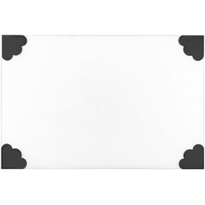 BAOFALI Non-Stick Craft Mat; Heat Resistant Media Surface Mat with Weighted Reinforced Corners for All Stamping, Ink Blending, Stenciling Scrapbooking Craft Projects (15.75x10.24inch)