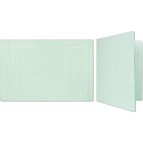 iMAT Flip Cutting Mat Note, A3 (Cm Version), 12"x18" (30x45 cm), Foldable, Ideal for Crafts, Paper Cutting, Hand-drawn Illustrations, Creative Collages (Light Blue)