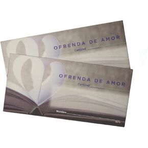 Love Offering Envelopes for Church (Spanish) (100)