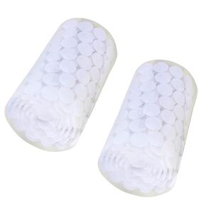 Self Adhesive Dots 1000pcs(500 Pairs) Round Adhesive Strips, Small Circle Dots, Sticky Back Tapes for Home Classroom Office Festival Decoration, Loop Side, 1/2" Diameter