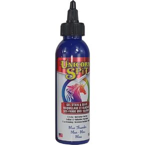 Unicorn SPiT 5770008 Gel Stain and Glaze, Blue Thunder 4.0 FL OZ Bottle, 1