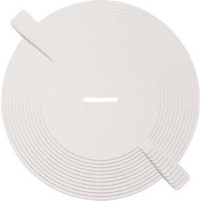 CandMak Candle Dust Covers, 160pcs Blank White Matte Candle Dust Lid with Pull Tab for Candle Making (2.75")