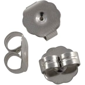 Extra-large Surgical Steel Earring Backs (Package of 10)