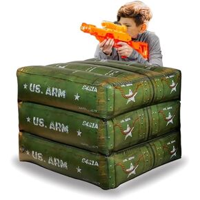 صناديق الجيش Ninostar Combat Combat Battlefield ، متوافقة مع علامة الليزر ، مسدس الماء ، مسدس Dart ، مثالي لأنشطة عيد ميلاد الأولاد والبنات. بواسطة Ninostar