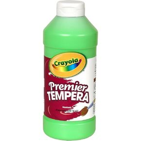 Crayola Neon Tempera Paint, Green Kids Paint, 16 Ounce Squeeze Bottle