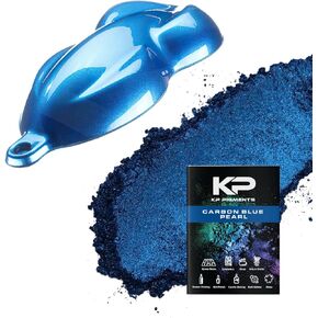 Carbon Blue Pearlescent 100% Pure Fine Mica Powder - Naturally Pigmented Multipurpose DIY Arts and Crafts, Dye, Soap Making, Cosmetics, Epoxy Resin, Paint, and More! 25 Grams