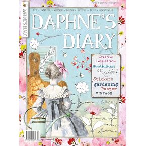 Daphne's Diary Magazine #4 2024 (ENGLISH) | Creative Art Craft Workbook | Interactive Diary Magazine for Mindfulness, Coloring, Art, Cooking, Travel | Full of Creative Inspirations and Sweet Articles