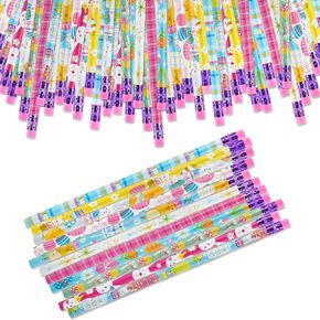 Kesote Easter Pencils for Kids Bunny Pencils with Erasers for Easter Basket Stuffers Easter Gifts Party Favors Goodie Bags Filler School Favors for Kids Classroom - Pack of 24