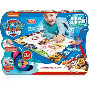 Aqua Sounds Magic Mat: Paw Patrol - Water Drawing, Character & Scene Reveal, Makes Sounds While You Scribble, Chunky Water Pen, Toddlers Kids Ages 2+