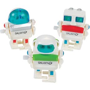 Fun Express Wind -Up Robots (اثني عشر) تفضل الحفلات ، زينة الحفلات ، حشو سلة عيد الفصح ، حشوات التخزين ، ألعاب الجدة - VBS VOCS Bible School Supplies/Decor