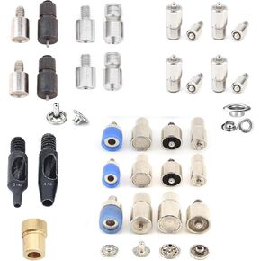 برشام ، العيينة ، grommet و snap button إعداد تموت لآلة اضغط على اليد (اضغط الأزرق مع مجموعة الموت)
