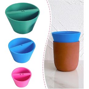 Happinit Rim Cone Pottery Tool, Multiple Sizes Ceramic Rim Shaper Cone, 3D Printed Pottery Tool Fixing Rims (XS,S,M Color)