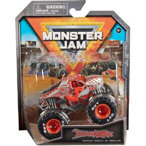 Monster Jam, Official ThunderROARus Monster Truck, Die-Cast Vehicle, 1:64 Scale, Kids Toys for Boys Ages 3 and up