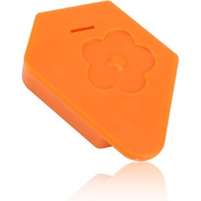 Magnetic Seam Guide, Magnetic Polygon Hemmer Guide with Scale Multifunctional Seam Guide for Sewing Machine Universal Sewing Machine Guide Sewing Machine Accessories Supplies (Orange)