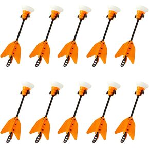 Zing Mini Suction Cup Arrow Refills 10 Pack, Compatible with Bullzeye Bow, Wrist Bow, Zano Bow & Firetek Zeon Bow, Short Range Indoor or Outdoor Active Play, for Ages 5 and Up