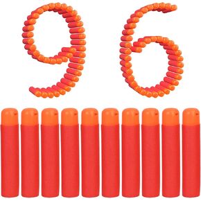 Mega Dart Refill Pack 96 PCS متوافق مع Nerf N-Strike Mega Series Blasters ، Red