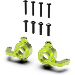 AMORIL Upgraded 2pcs Aluminum Front Steering Hub for Mini 1/10 Remote Control Truck RZ001G-A,Part Number R11132