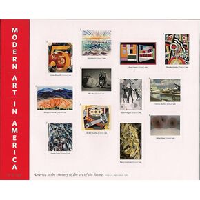 Modern Art in America 1913-1931 Sheet of 12 X Forever Stamps Scott 4748