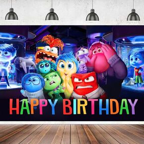 5X3 Ft Birthday Party Decorations Banner, Colorful Happy Birthday Banner, Cute Birthday Party Supplies Photography Background Banner, Popular Birthday Party Decorations for Birthday Party