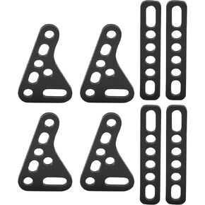 VGEBY Aluminum Alloy RC Shock Strut Damper Bracket Mount for 1/8 1/10 1/12 1/16 Remote Control Crawler Cars(Black)
