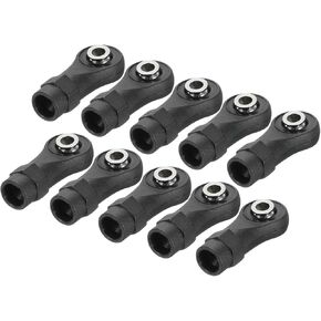 MECCANIXITY M4xL25mm Lever Steering Linkage Tie Rod Ball Head Link Joint End for RC Crawler Car Pack of 10