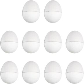 10 Pcs Large Empty Easter Eggs Fillable Paper Mache Easter Eggs Paintable Craft Easter Eggs Cardboard Easter Eggs Easter Theme Party Favors in Saudi Arabia