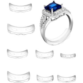Ring Sizer Adjuster for Loose Rings,Ring Size Measuring Tool for 1-10 mm Band Widths,Ring Guards for Women and Men（8 PCS）