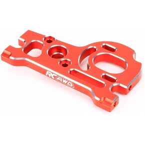 RCAWD Aluminum Motor Mount and Posts Countweight for Axial SCX10 PRO Upgrade Parts(Red)