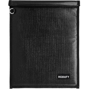 Faraday Bag (15 x 10 inches), Faraday Cage, Cell Phone Signal Jammer, Faraday Key Fob Protector, RFID Faraday Pouch Signal Blocker Anti-Theft Pouch, Anti-Hacking Case Blocker (Black)
