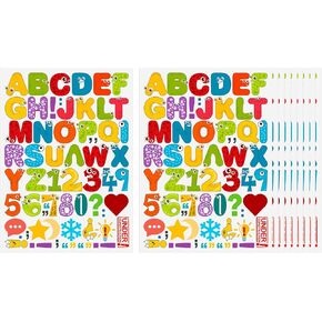 Ireer 10 Pcs 100 Days of School Iron on Transfers Decals Ready to Press Heat Transfer Letters and Numbers Alphabets Vinyl DIY Iron on Stickers for T-Shirts Clothes Bag Decorations Patches Appliques
