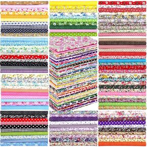 1200 PCS 4 × 4 بوصات حزمة القطع القطن الزهرية المربعات الدهون المربعات القطن بكرات زهرة زهرة الدهون المرقع لملابس الخياطة الحرفية DIY