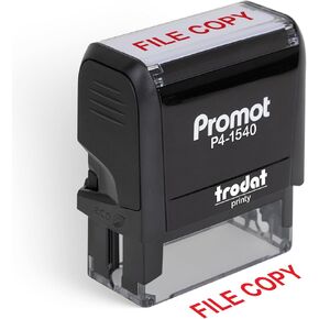 Promot File Copy - Self Inking Rubber Stamp - Ink Stamps