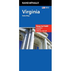 Rand McNally Easy to Fold: Virginia State Laminated Map