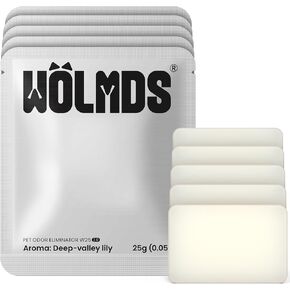Odor Eliminator for Self-Cleaning Cat Litter Box – WOLMDS Cat Litter Deodorizer Gel for Strong Odor Absorber with Lily Aroma for Automatic Litter Boxes, Cat Essentials for Home, MSDS Certified (5 Pcs)